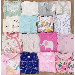 3-6m (Chọn mẫu bé gái 2) Bộ áo liền quần kèm vớ cho bé gái từ 5-7kg