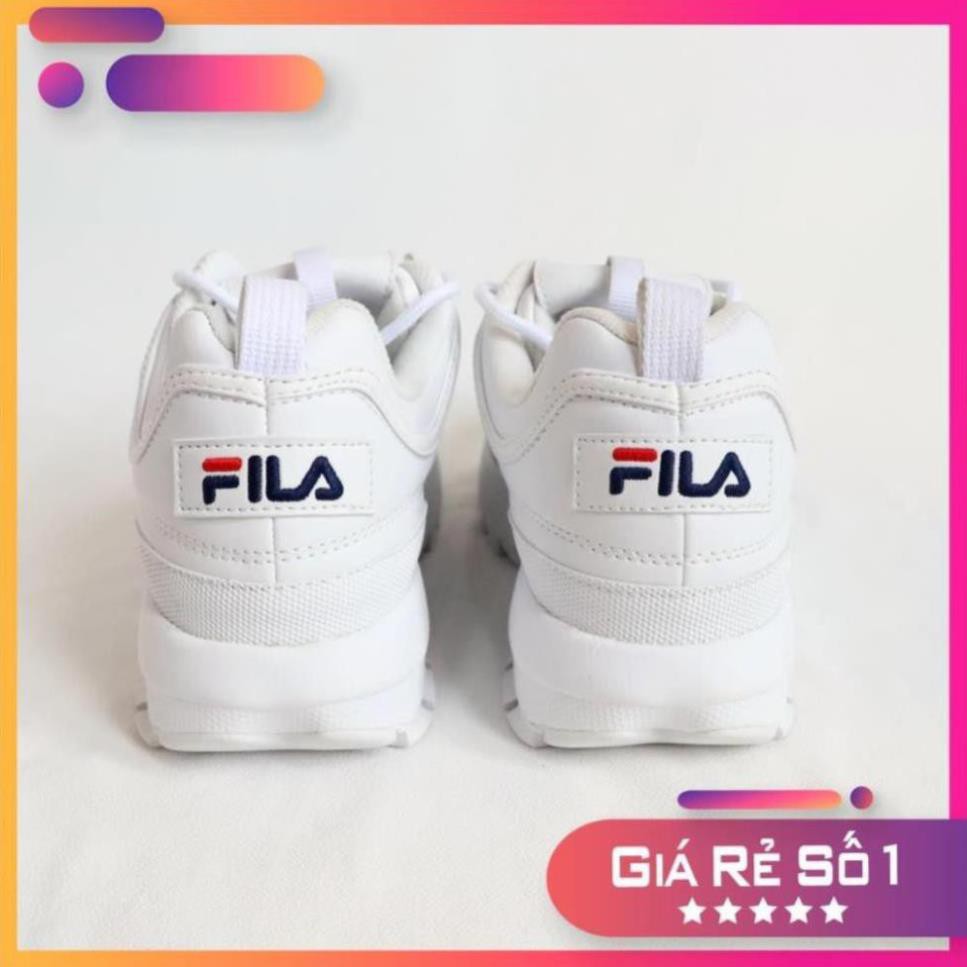 [Sale 3/3] Giày FILA Disruptor 2 Nam nữ Màu Trắng Hàng Chính Hãng NoBox - 1010262 Sale 11 ,