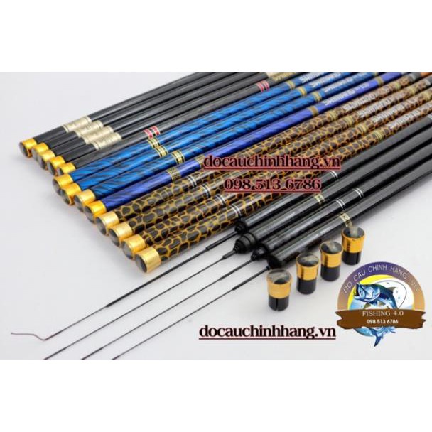 Cần Câu Tay, Cần Câu Đơn Shimano 5H đủ size 3m6 4m5 5m4 6m3