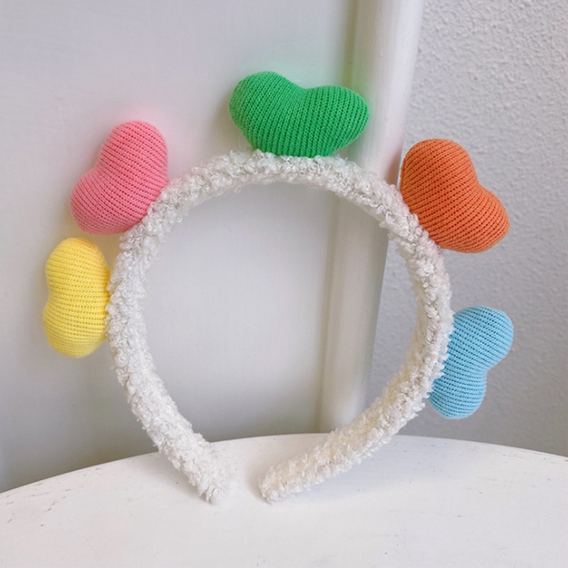 Flgo Băng Đô Trái Tim Bằng Lông Nhung Màu Kẹo Ngọt Trang Trí Tiệc Tùng / Lễ Hội