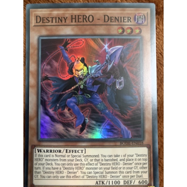 Bài yugioh: destiny hero- denier