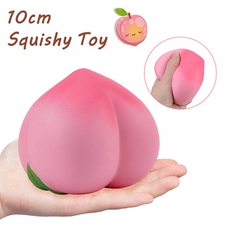 Món đồ chơi đàn hồi hình quả đào dễ thương xinh xắn giảm căng thẳng