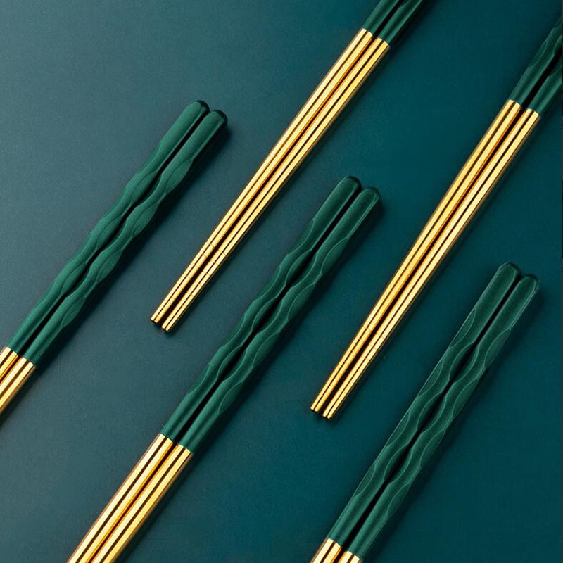 Đũa inox 304 chống trượt cao cấp tiện dụng