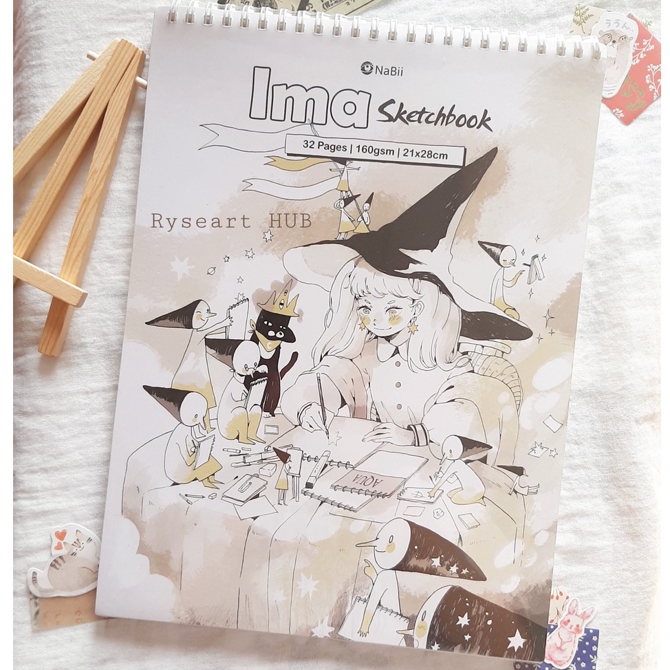 SỔ VẼ CHÌ PHÁC THẢO IMA SKETCHBOOK NABII MỚI 2021