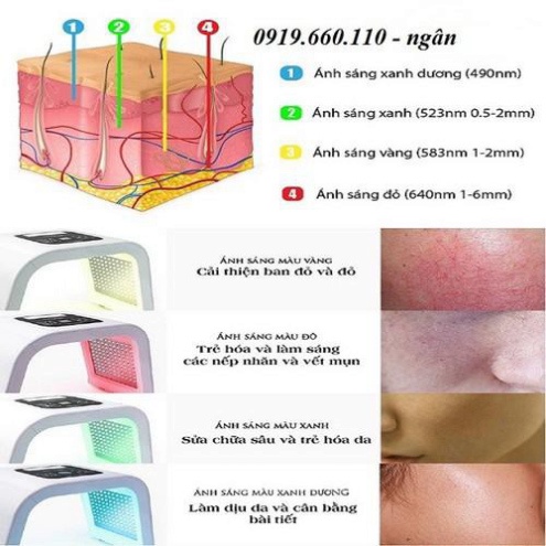 [ Có Video ] Vòm ánh sáng sinh học 7 màu OMEGA LIGHT Hàn Quốc 2023 Bảo Hành 15 Tháng