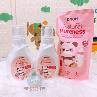 Nước rửa bình K-Mom / Kmom Hàn Quốc(MẪU MỚI NHẤT)