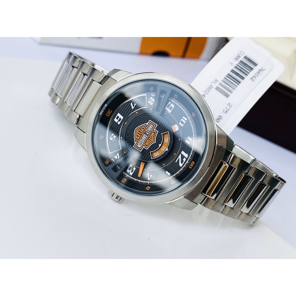 Đồng hồ nam BULOVA HARLEY-DAVIDSON MEN'S WATCH thiết kế thanh lịch.