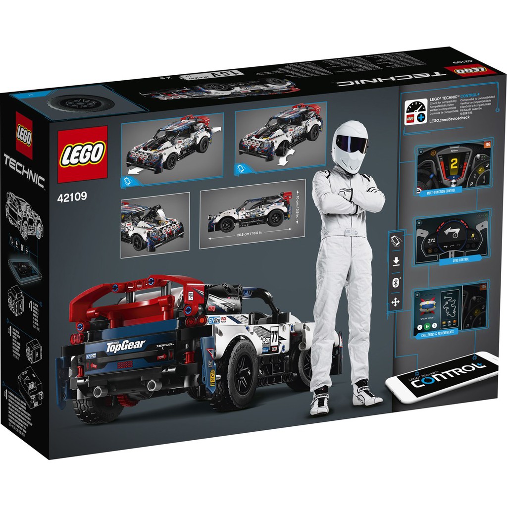 42109 LEGO Technic App-Controlled Top Gear Rally Car