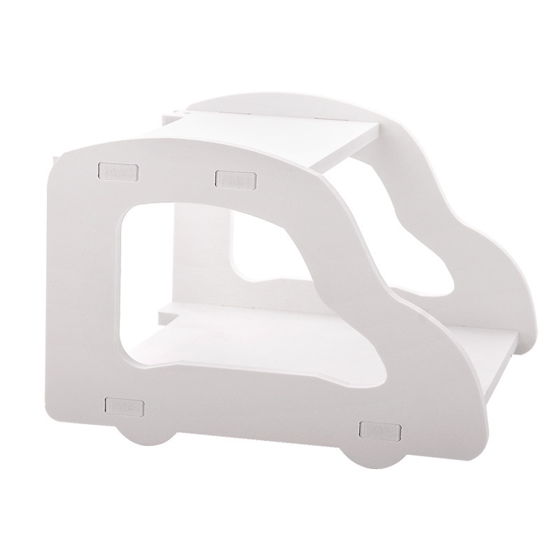 Kệ mini 2 tầng để wifi, đồ cá nhân treo tường trang trí phòng ngủ phòng khách nhà tắm