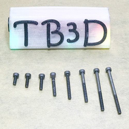 10 Ốc Lục Giác Đen M3 đủ kích thước
