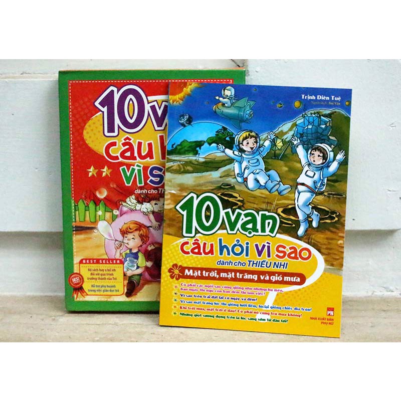 Sách: 10 Vạn Câu Hỏi Vì Sao - Mặt Trời - Mặt Trăng Và Gió Mưa - TSTH