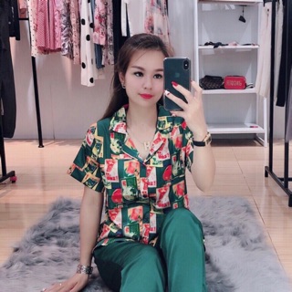 Bộ ngủ lụa cao cấp