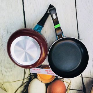 chảo chiên trứng trống dính mini