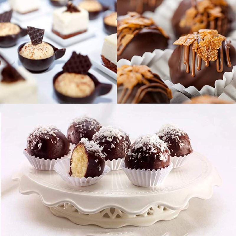 Khuôn làm bánh ANAEAT chất liệu silicon có 6 ngăn hình bán nguyệt tiện dụng