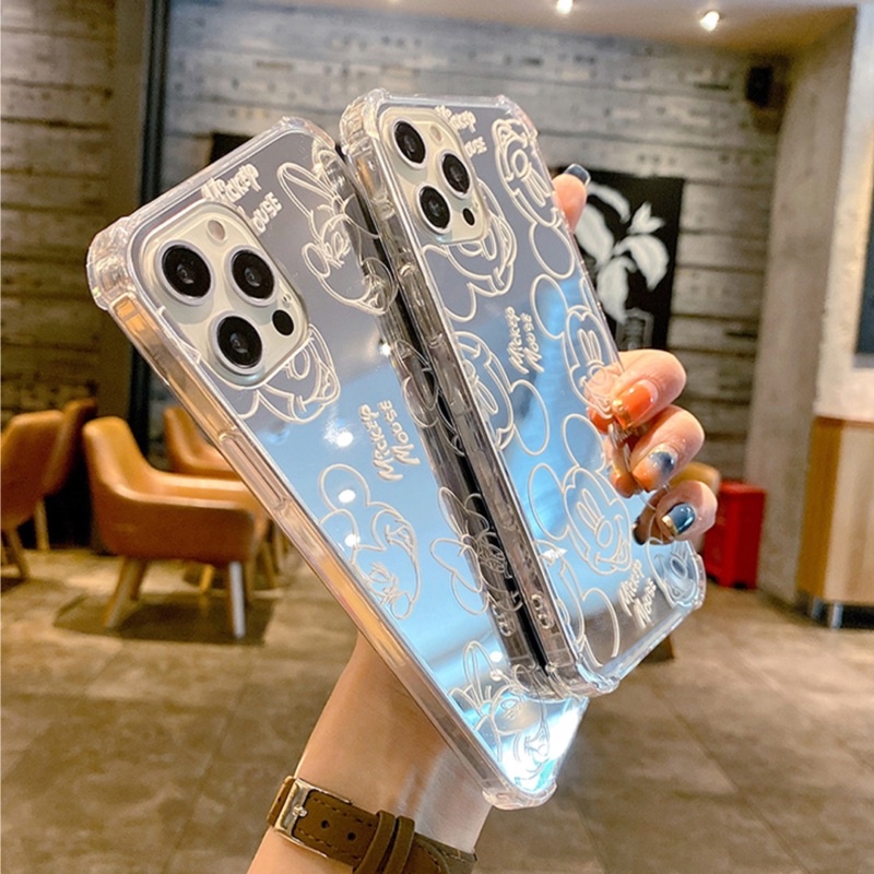 Ốp Tráng gương Mickey đủ dòng đt IPhone Samsung Oppo Vivo Xiaomi Chỉ sau 2-3 ngày đi đơn