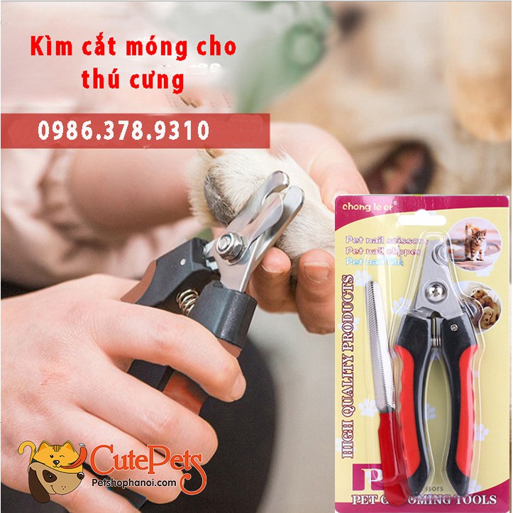 Kìm cắt móng cho chó mèo - Phụ kiện thú cưng Hà Nội