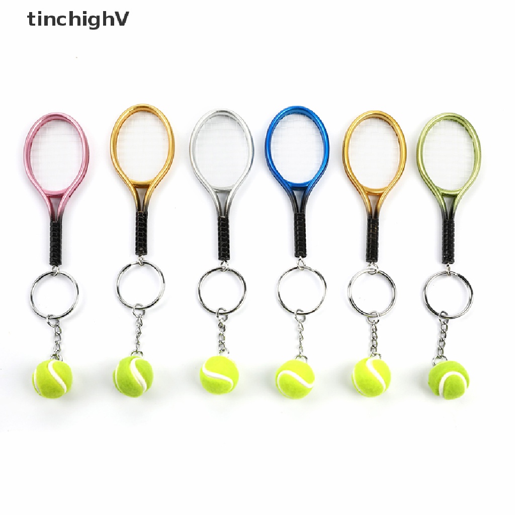 Móc Khóa Hình Vợt Tennis Mini Dễ Thương