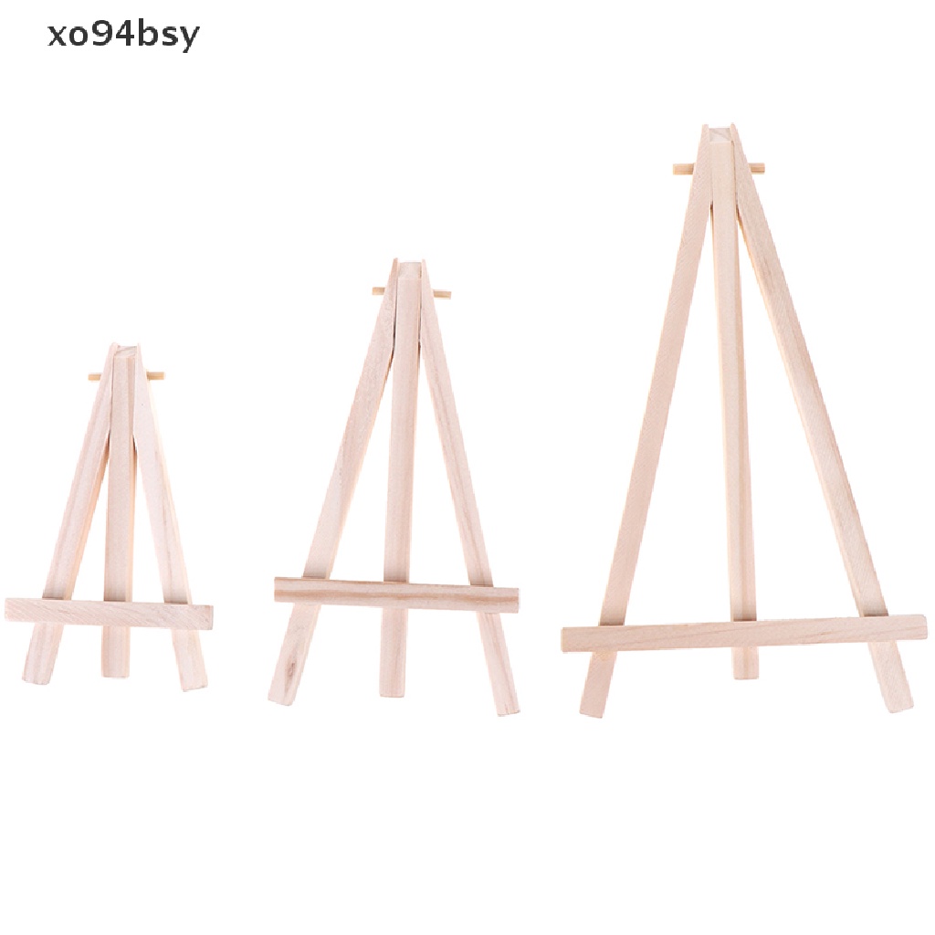 Giá Đỡ Ba Chân Mini Bằng Gỗ Và Vải Bạt Dùng Trưng Bày Tranh Vẽ xo94bsy