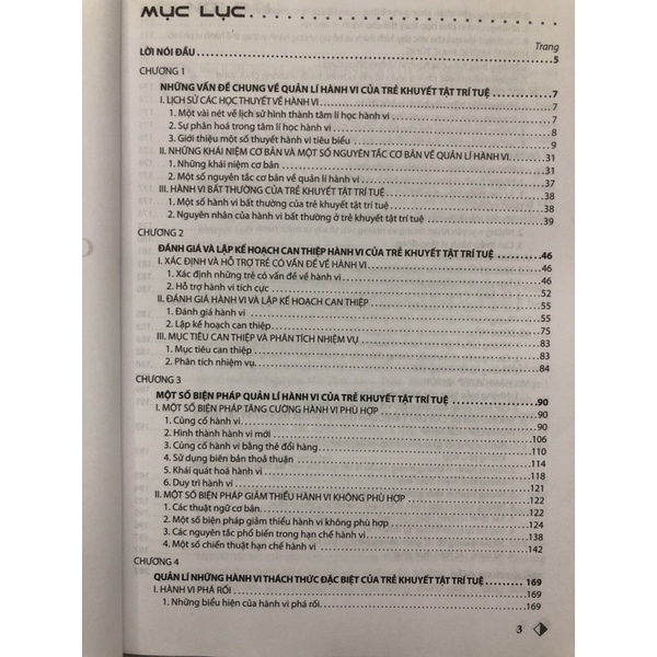 Sách - Giáo trình Quản lí hành vi của trẻ khuyết tật trí tuệ
