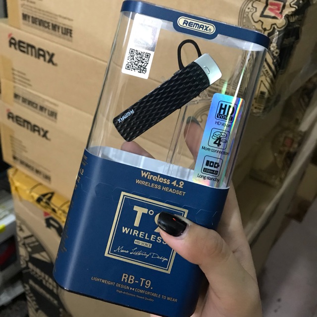 Tai nghe Bluetooth chính hãng Remax T9 pin bền loa to