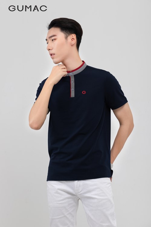 [Mã WABRGD12 giảm 10% đơn 250K] Áo polo nam cổ trụ phối màu GUMAC kiểu dáng lịch lãm, nhiều màu ATNB398 | BigBuy360 - bigbuy360.vn