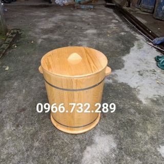 Thùng gỗ đựng gạo 50KG