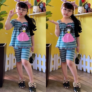Combo 5 bộ ngố babydol bé gái