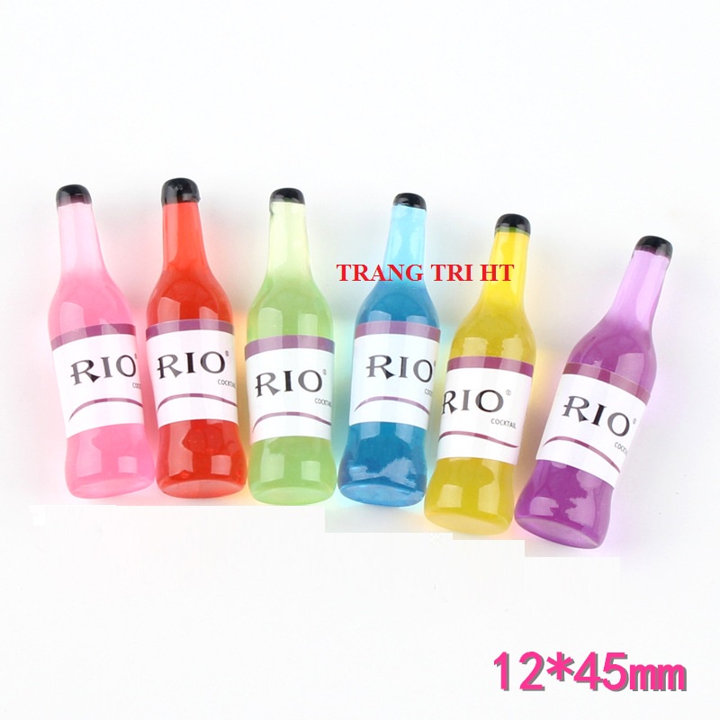 Chai rượu cocktail rio charm slime