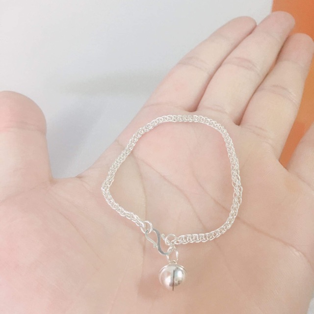 Lắc tay xà tích nhỏ xinh mix chuông cho bé