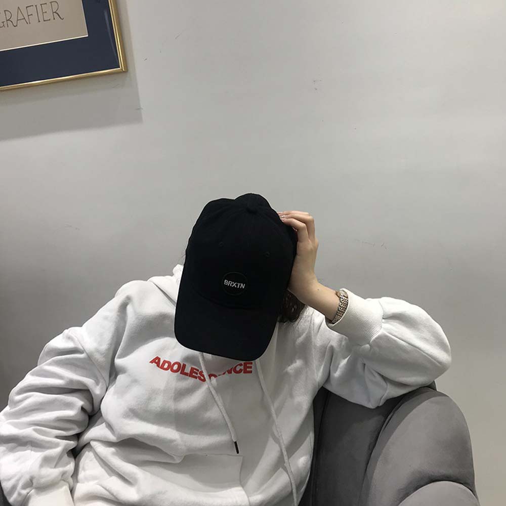 Nón lưỡi trai họa tiết thêu chữ phong cách hiphop Hàn Quốc thời trang dành cho nam và nữ