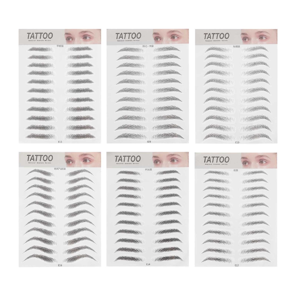 [Hàng mới về] Miếng dán xăm chân mày tự nhiên cho phái nữ | BigBuy360 - bigbuy360.vn