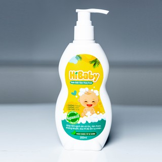 Tinh chất tắm thảo dược HI BABY - TẶNG 5 gói bột tắm trẻ em HI BABY-Công nghệ AQUXYL từ PHÁP - Chai 200ml