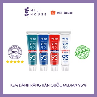Kem đánh răng hàn quốc trắng răng median 93% 120g