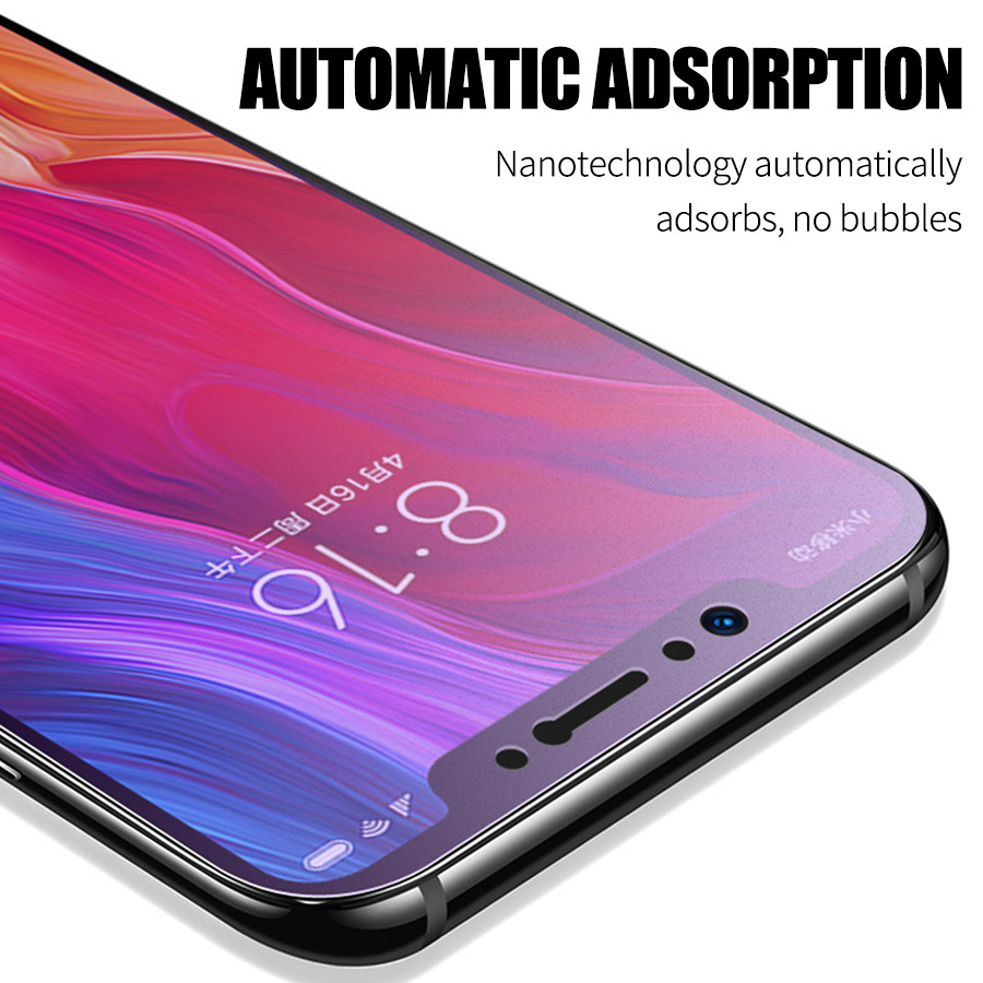 Kính Cường Lực Chống Tia Uv / Vân Tay Cho Xiaomi 11T Mi 9t 10t Poco M3 X3 Nfc F3 F2 Redmi Note 7 8 9 10 11 Pro 9s 9a 9c
