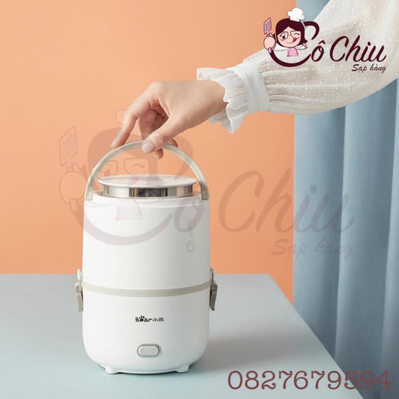 Hộp Cơm Nấu và Cắm Nóng 3 tầng Chống DFH-B15F8 Phù Hợp Với Dân Văn Phòng - Chuẩn Inox 304