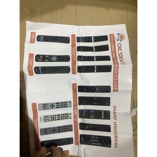điều khiển tivi sharp smart