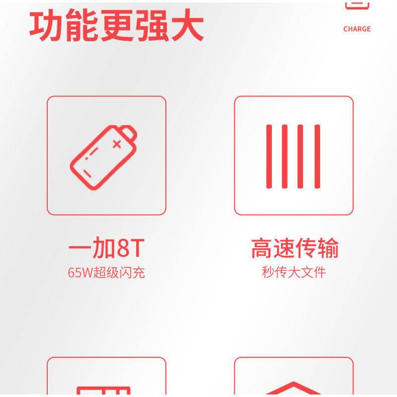 Cáp Sạc Nhanh OnePlus 9Tpro OnePlus 8T OnePlus 65W Hai Đầu Type-C