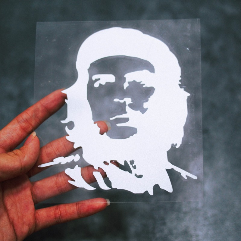 Sticker Transfer hình dán Xe máy Ô tô STICKER FACTORY - Che - Trắng