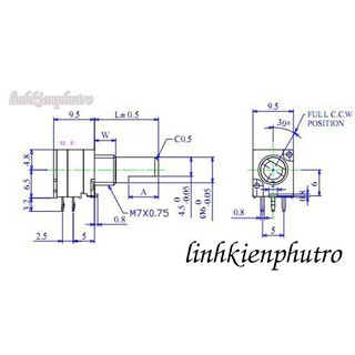 Combo 2 Biến trở đôi 50K - RK097G