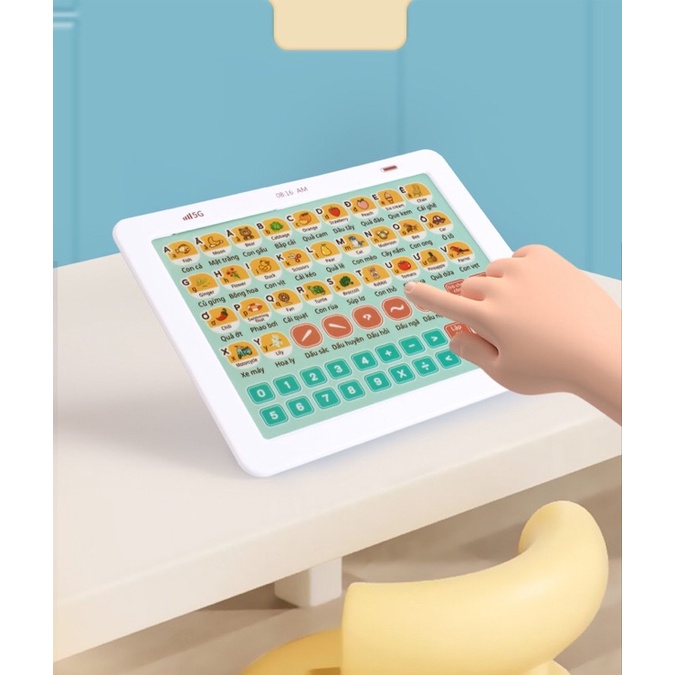 Máy tính bảng luyện nói song ngữ điện tử cho bé, máy học tập, Bảng chữ cái điện tử thông minh, Song ngữ Anh Việt