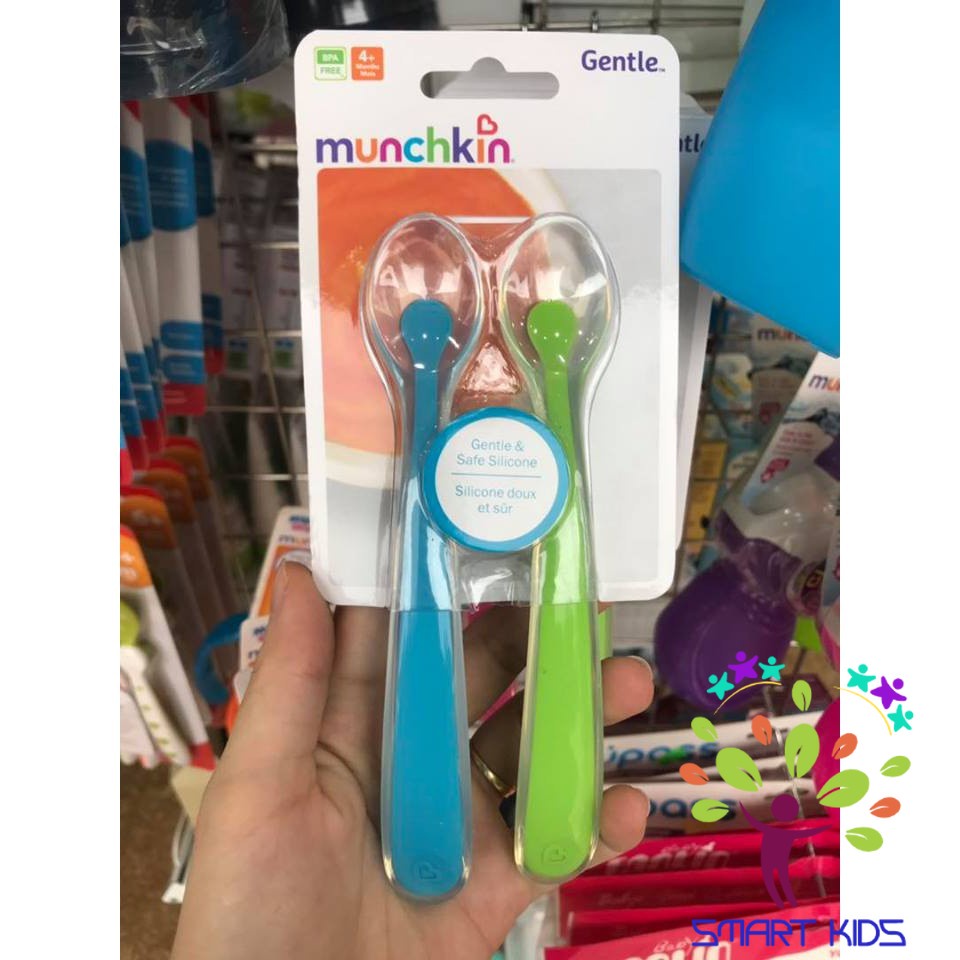 BỘ 2 THÌA SILICONE MUNCHKIN