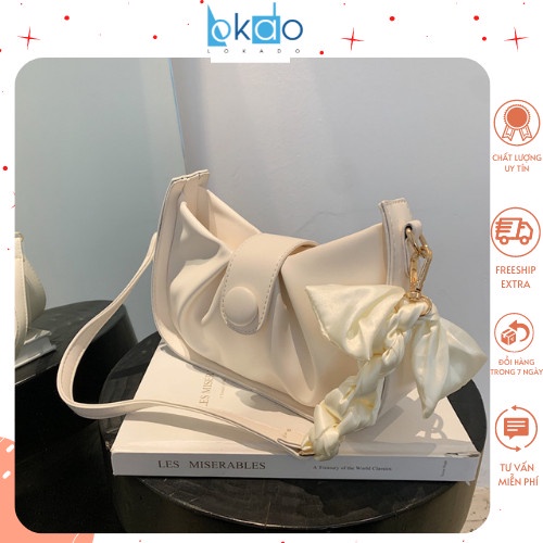 Túi xách nữ đẹp, túi nữ đeo chéo , đeo vai, kẹp nách cute đi chơi giá rẻ LOKADO HY184