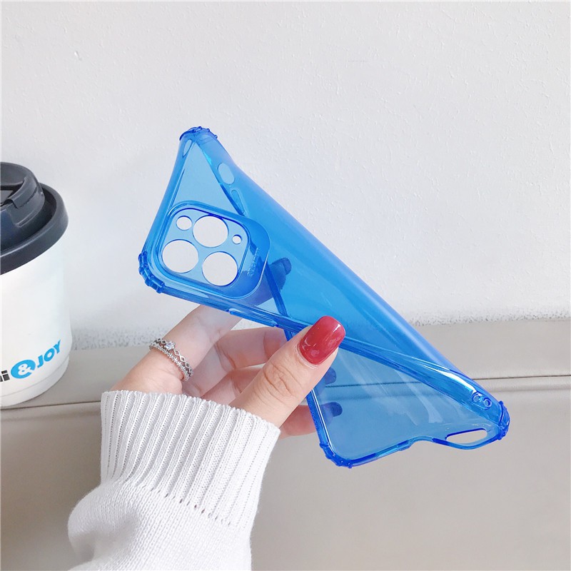 Ốp điện thoại nhựa silicon màu trơn đơn giản cho Iphone 12 Mini 11 11pro Max X Xs Max Xr 7 8 Plus 6s 6 Se | BigBuy360 - bigbuy360.vn