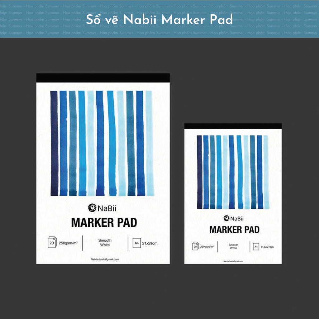 Sổ vẽ Nabii Marker Pad - 250gsm 20 tờ