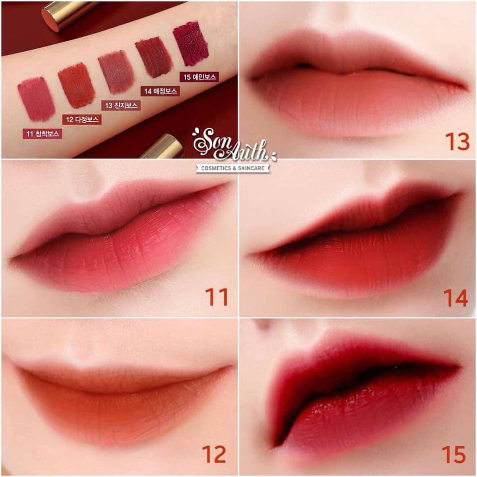 Son kem lì BBIA Velvet Lip Tint version 3 màu 15 | Thế Giới Skin Care