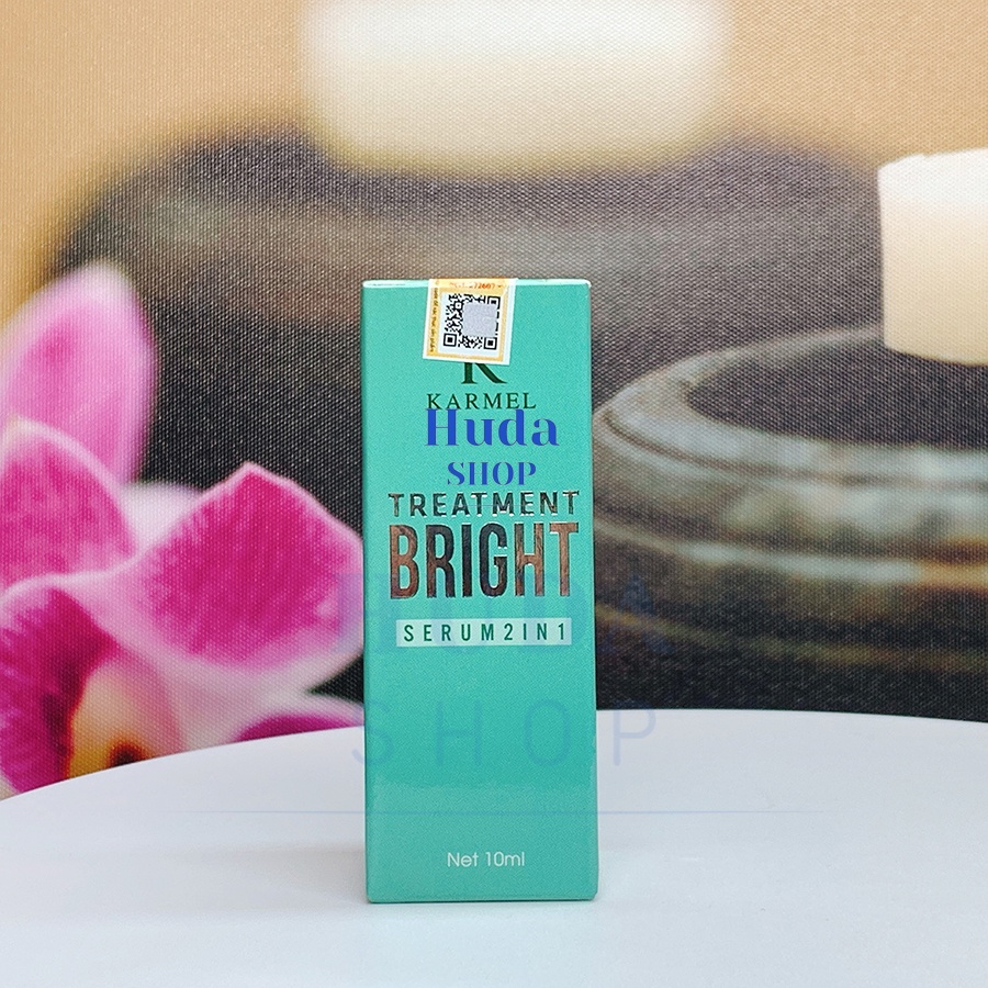 Serum Sáng Da KARMEL 10ml  – Mờ Thâm Mụn, Nám, Đốm Nâu; Đều Màu Da; Giúp Da Mịn, Căng Bóng - Huda shop