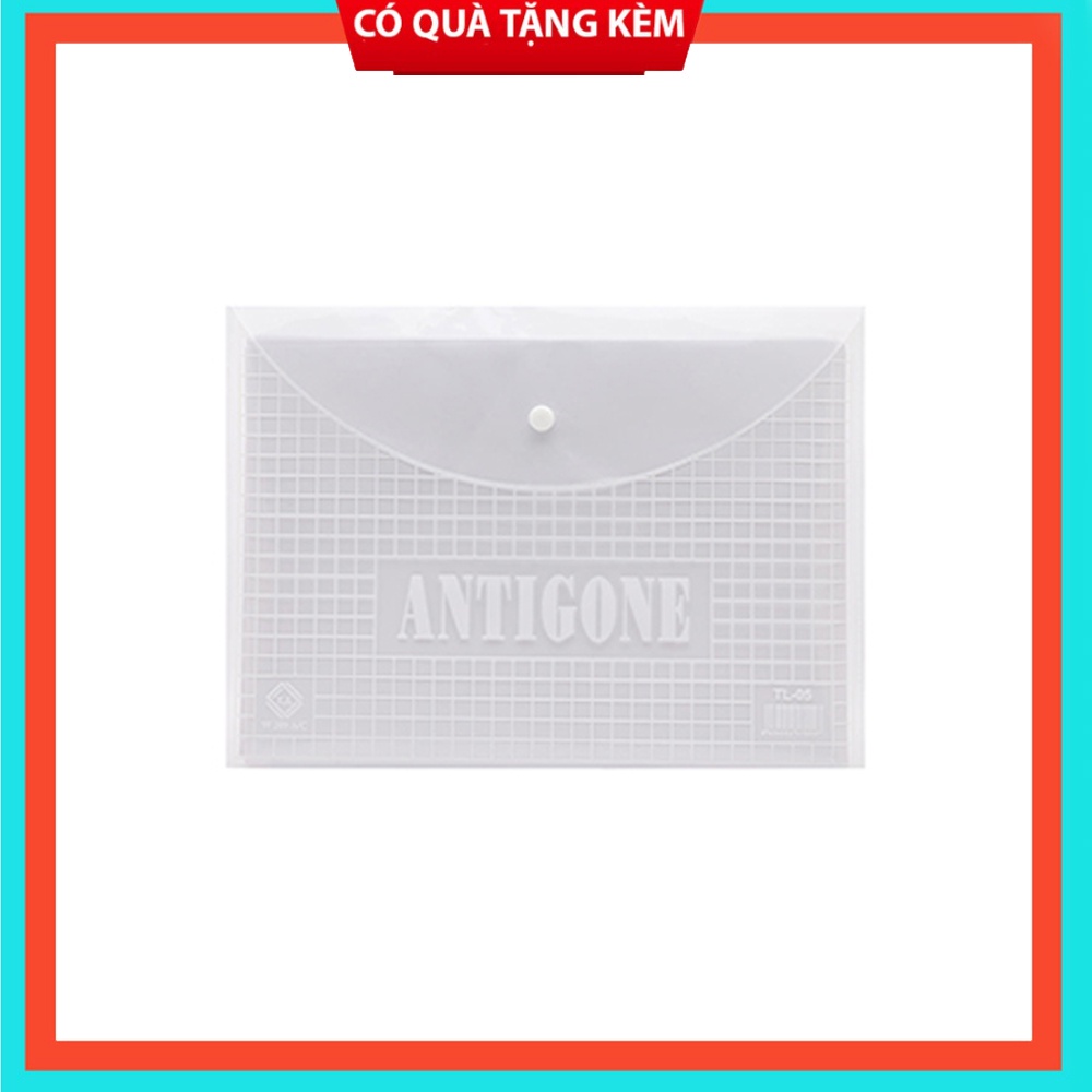 Combo 20 Túi nút clear bag - Túi đựng hồ sơ có cúc, bìa nút đựng hồ sơ