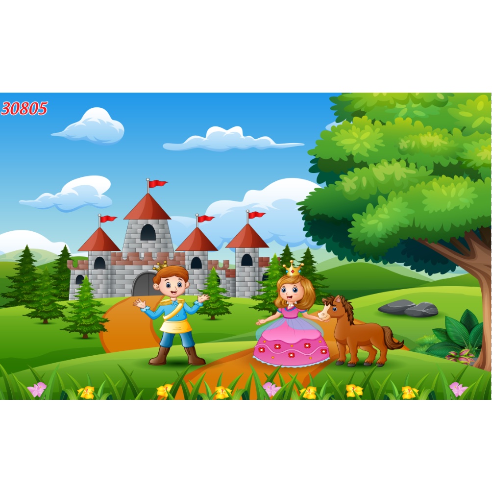 Tranh Dán Tường Giành Cho Trẻ Em Khổ Lớn KÍCH THƯỚC KHÔNG GIỚI HẠN