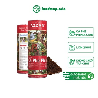 Cà phê azzan signature pha phin - lon 200g - foodmap