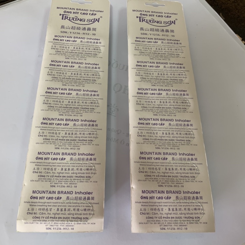 Ống Hít Mũi Trường Sơn